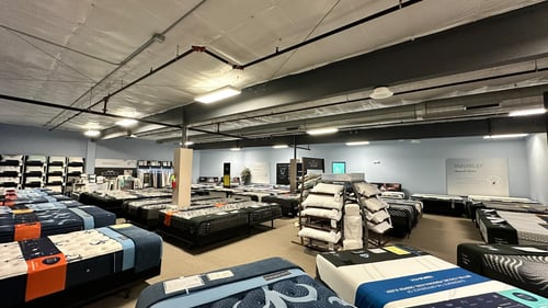 Rhinelander Slumberland Furniture mattress section