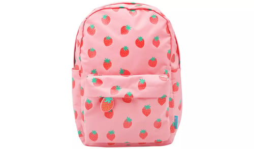 pink strawberry backpack
