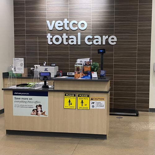 Vetco Total Care  Check-in