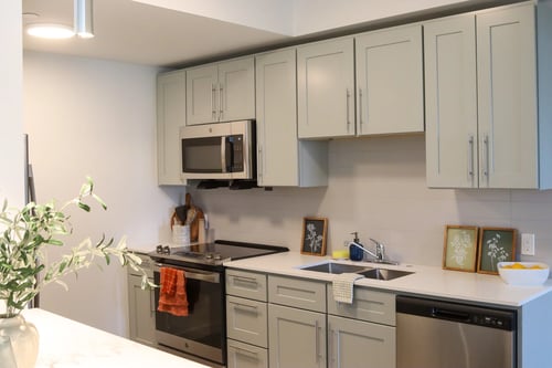 Kitchen at 20 Stephenson Aman at Clarendon Hill, Somerville, 02144