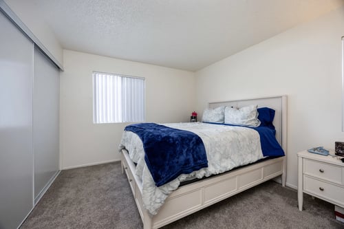 Bedroom at Whispering Fountains Monrovia Apartments