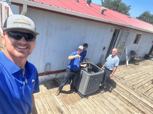 Installed an AC unit