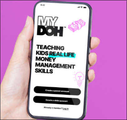mydoh app opened on phone