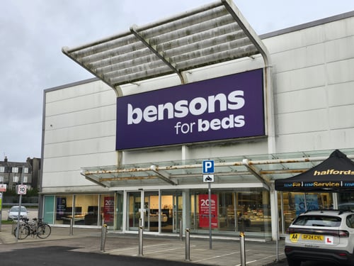 Bensons for beds store in Aberdeen
