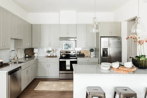 Kitchen at Villas of Mason Hills in Leander, TX