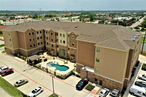 Staybridge Humble - Backyard View