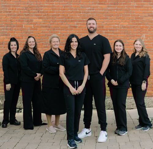 Dr. Steinhilber, Dr. Daher, and the Chippewa Creek Dental Team