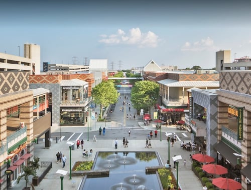 Ridge Hill Shopping Center Aerial View