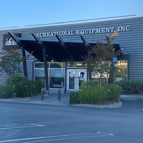 Front of the REI store in Berkeley, California