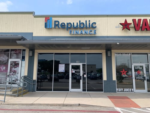 S.E. Loop 410, TX Republic Finance Branch