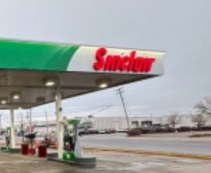 Sinclair Gas Station Fueling Island