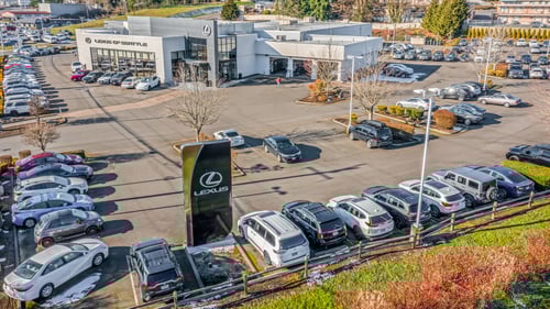 Aerial photo of Lexus of Seattle