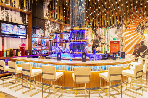 Interior of Urban Cocktail at Hollywood Casino at Greektown
