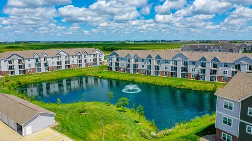Aerial View of Fieldstream Apartment Homes, Ankeny, IA 50023