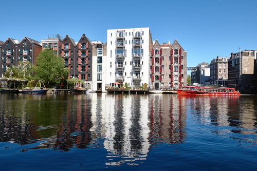 Our hotel with its Canal view