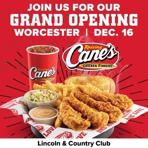 Raising Cane's is Coming Soon to Worcester, MA!