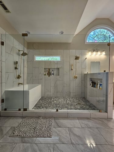 Frameless Shower