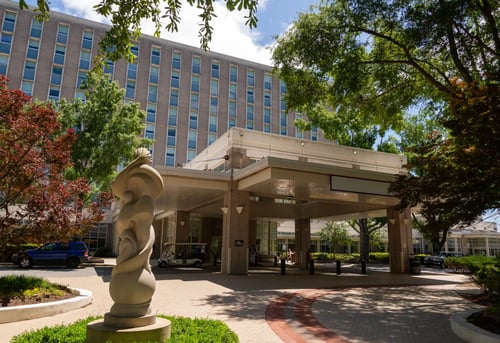 Front entrance of Novant Health New Hanover Regional Medical Center