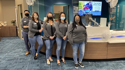 OnPoint Community Credit Union - Hazel Dell Branch Interior & Team photo - 7700 NE Highway 99