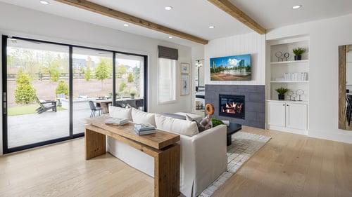 Open-concept great room that transitions seamlessly to outdoor living space