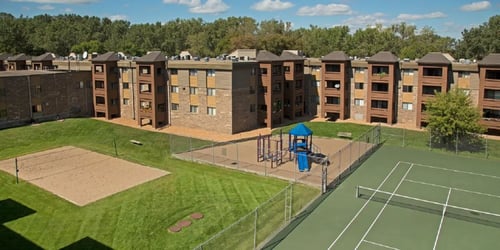 Tennis Court at Willow Creek, Plymouth, MN