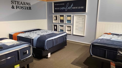 Sioux City Slumberland Furniture Stearns & Foster mattresses