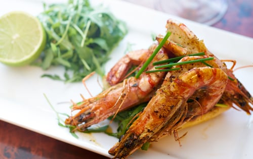 Garlic & Lemon Prawn Bruscheta