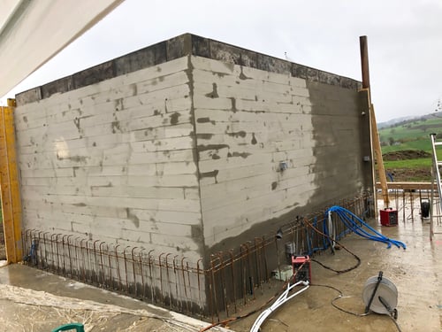 Sichtbeton Schalung EFH Wanner