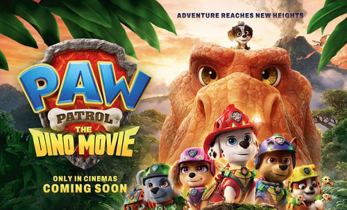 paw patrol dino movie poster