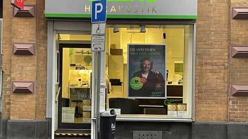 Außenaufnahme vom GEERS Fachgeschäft