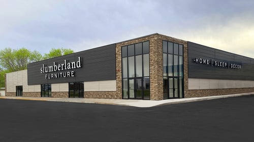 Slumberland Huron,  SD storefront