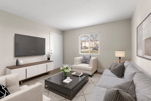 Living Area at Ridgewood Apartments in Lawrenceville, GA