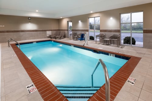 Relax in our swimming pool after a day of travelling