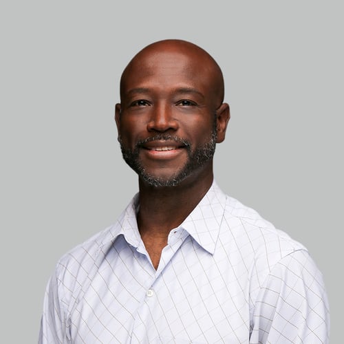 Headshot of Gandy Pierre-Louis, a wealth advisor at Chase