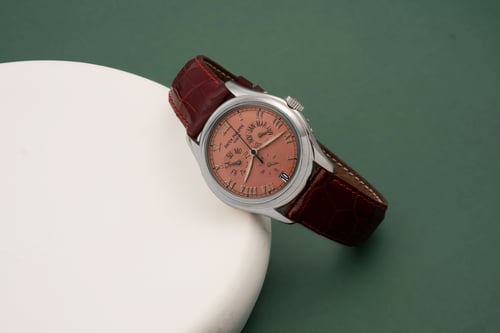 Lot 637 - Patek Philippe, Ref. 5035, Original Box and Certificate, 18K White Gold