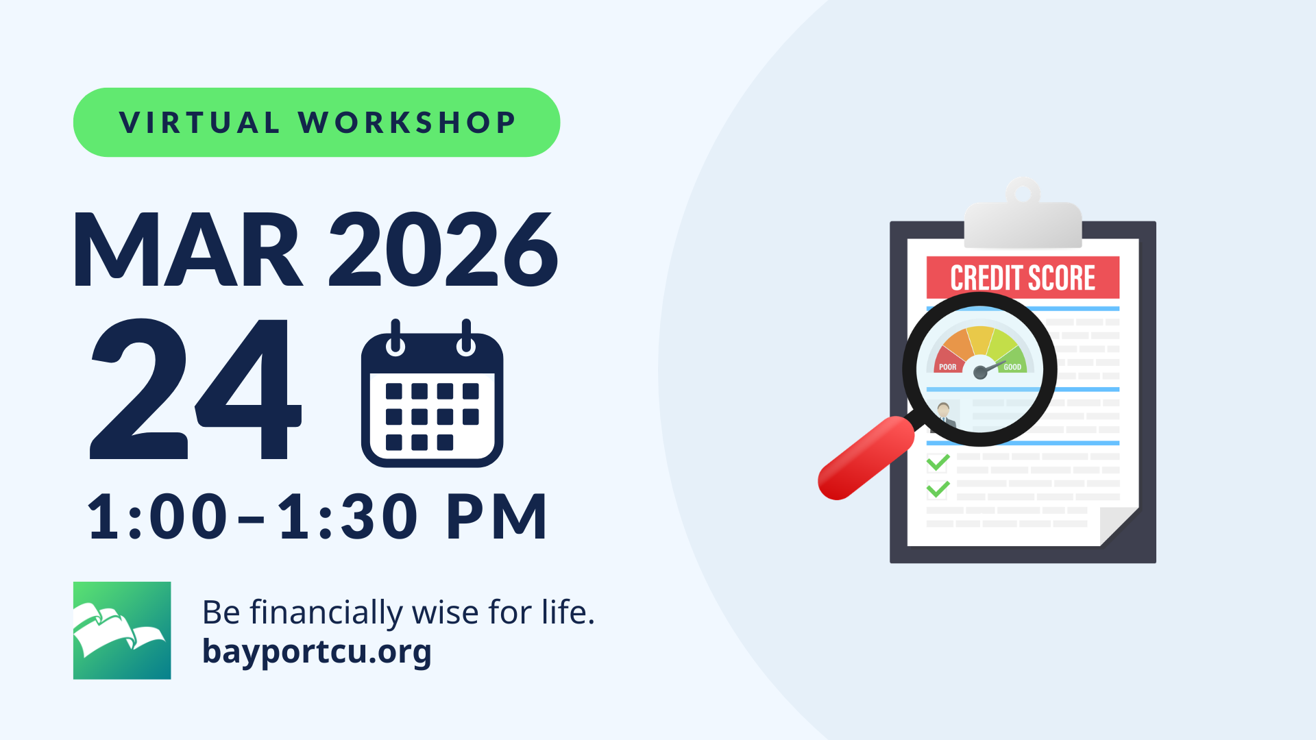 Improving your credit score March 24, 2026