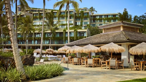 The Sandbox Poolside Restaurant Hanalei Bay