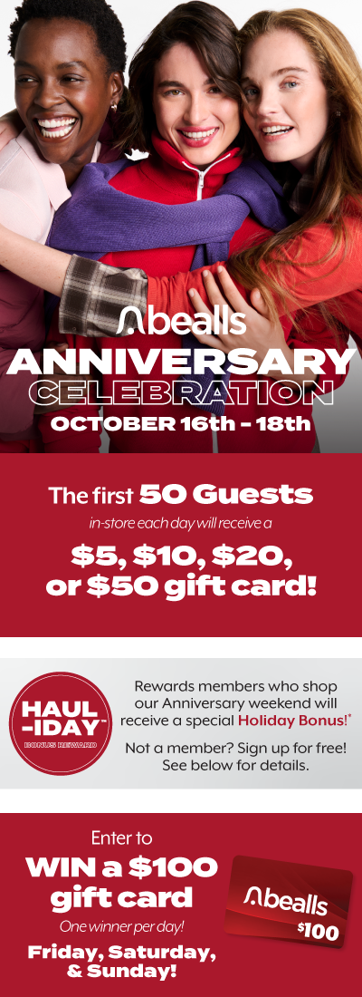 1 Year Anniversary of bealls in South Boston, VA!
