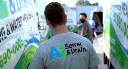 A1 Sewer and Drain, team member + logo