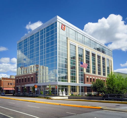 Exterior image of First Interstate Bank in Missoula, Montana.