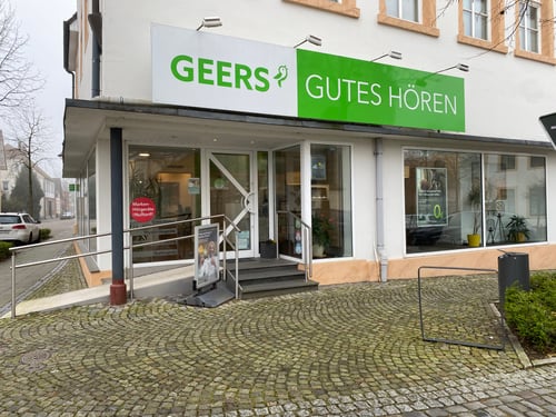 Außenaufnahme vom GEERS Fachgeschäft