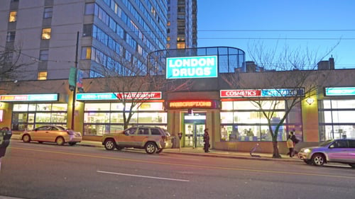 London Drugs, 1650 Davie Street, Vancouver BC