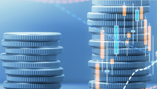 stacks of coins