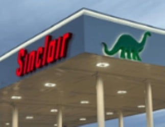 Sinclair Gas Station Fueling Island