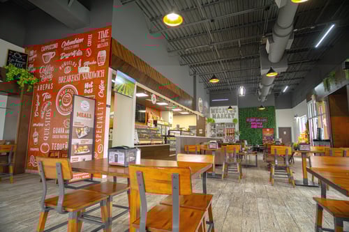 Mecatos MetroWest Colombian Bakery and Cafe Indoor Seating