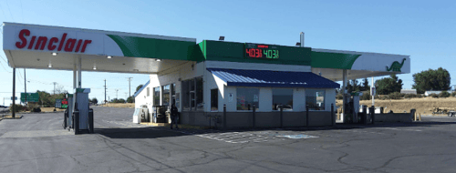 Sinclair Gas Station Fueling Island