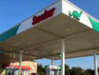 Sinclair Gas Station Fueling Island