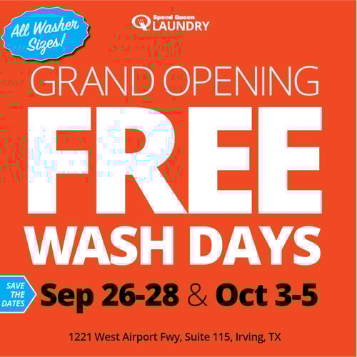 Free Wash Weekends: Sept 26-28 & Oct 3-5