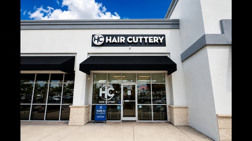Outside the Hair Cuttery salon in  Orlando