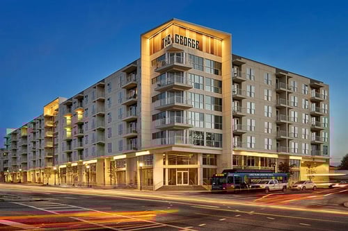 The architecture of Link Apartments Canvas, Atlanta, GA 30312